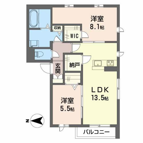 BEREO　Le　merの間取り