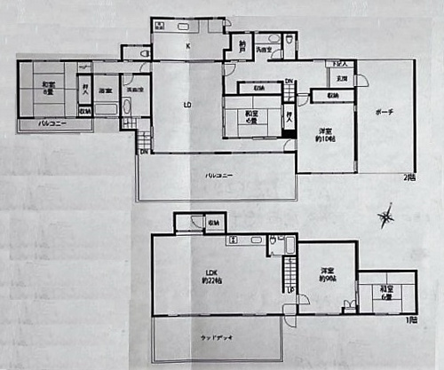 【間取り】 | 大室高原別荘地　戸建