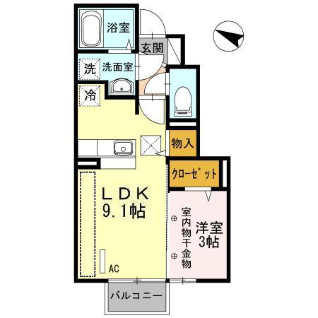 キャトルセゾンの間取り