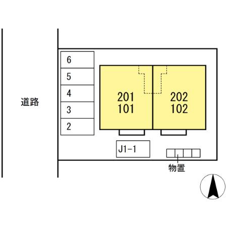 サン・クレールの区画図