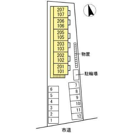 フォレストコートの区画図