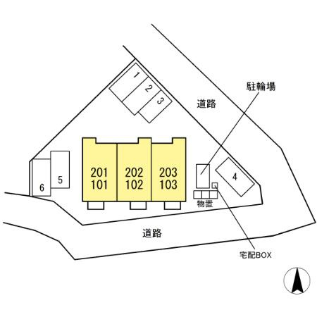 ファインビューⅣの区画図