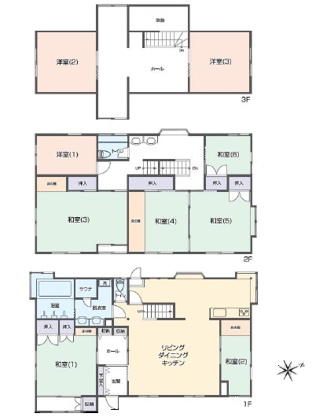 【間取り】 | 伊豆急伊豆高原城ケ崎地区　戸建