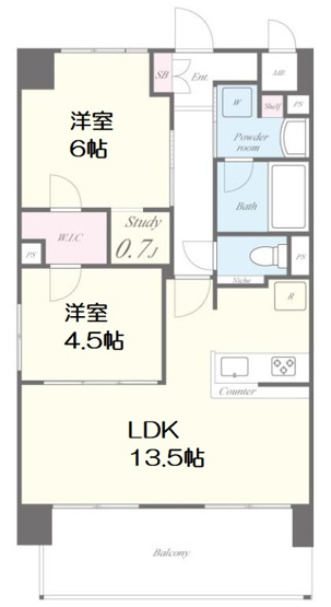 【間取り】 | Fujiman南森町