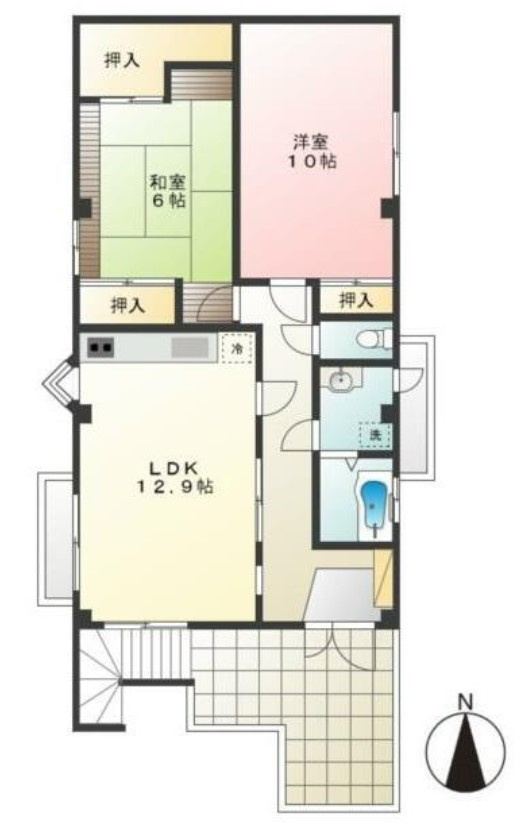 第1本多ビルの間取り