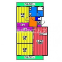 【間取り】 | 第２進藤コーポの間取り