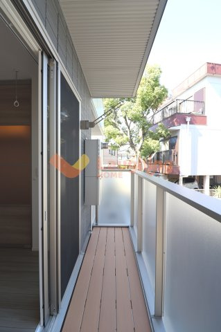 D-room椿のバルコニー|落ち着いた時間を過ごせるバルコニーです
