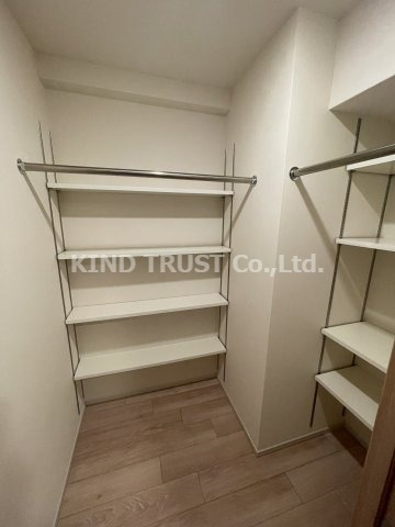 ファインフラッツ南森町の収納|収納のためのスペースです