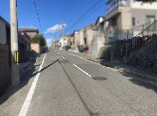 神垣町 2号地 売土地の前面道路含む現地写真