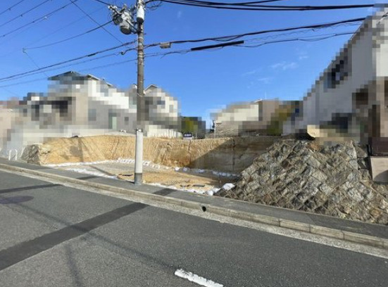 神垣町 2号地 売土地の前面道路含む現地写真