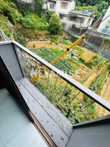 シャトル清水のバルコニー