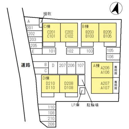 【区画図】 | フォーレス乙井　C棟