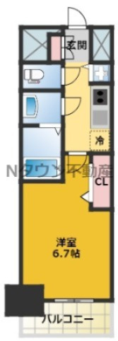 【間取り】 | プレサンス名古屋STATIONルミアス | 間取りです。