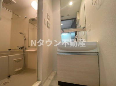 【洗面所】 | プレサンス名古屋STATIONルミアス | コンパクトで使いやすい洗面所