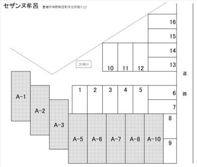 【区画図】 | セザンヌ牟呂