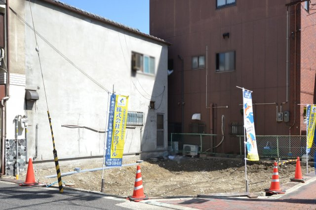 大阪市住之江区御崎2丁目　土地の外観|現況：更地　南西向きの角地です