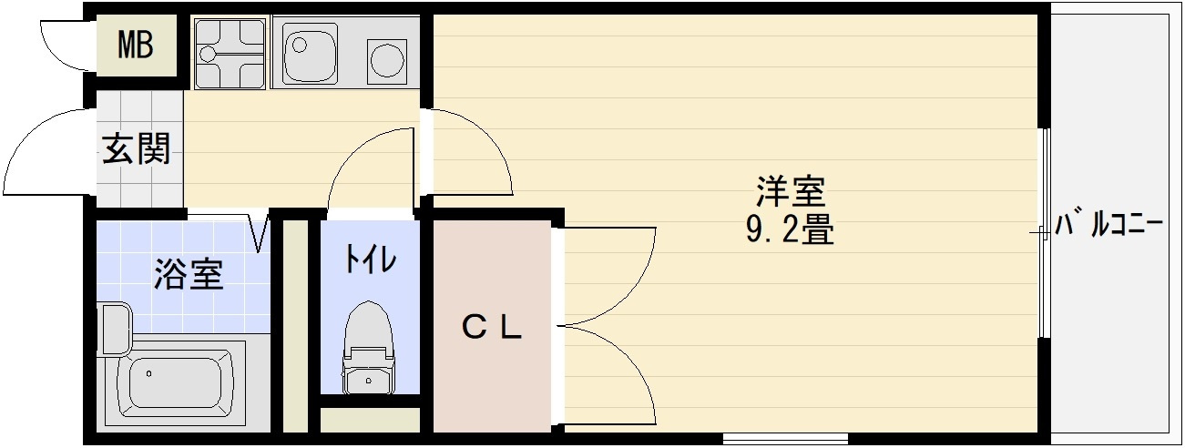 メゾンフェリシア沢田の間取り