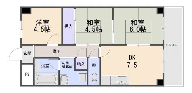 レジデンス向陽の間取り