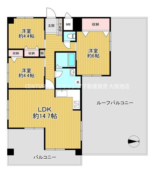 【間取り】 | プレシオ野江