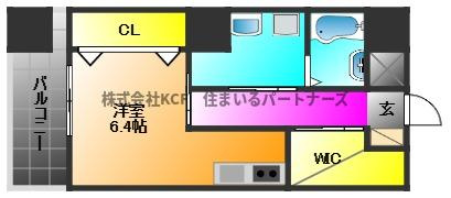 プレイス久留米中央の間取り
