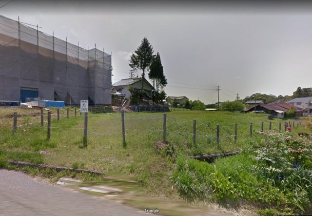 瀬戸市中品野町　土地の前面道路含む現地写真