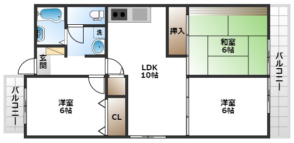 【間取り】 | ファヴォーレ