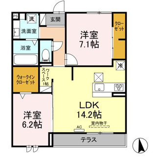 【間取り】 | クレセントⅦ