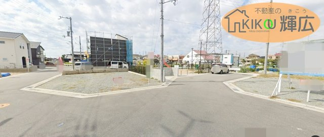 【前面道路含む現地写真】 | 加古川市加古川町稲屋（全7）土地6号地 | 前面道路は広々としておりますので、お車の運転が苦手な方でも安心ですね。