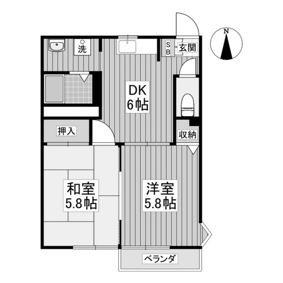 【間取り】 | コンフォーレハイムレッド
