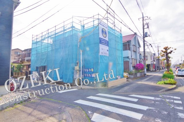 越谷市大沢　新築戸建ての外観