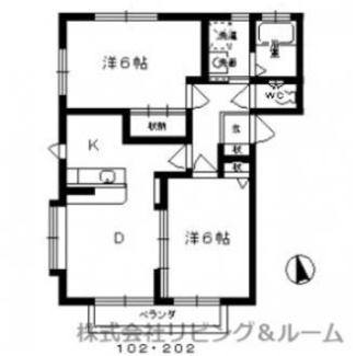 【間取り】 | メゾンフローラ・A