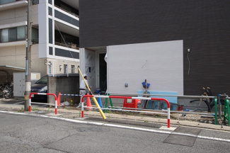 建物入り口　※建設中写真となります　　