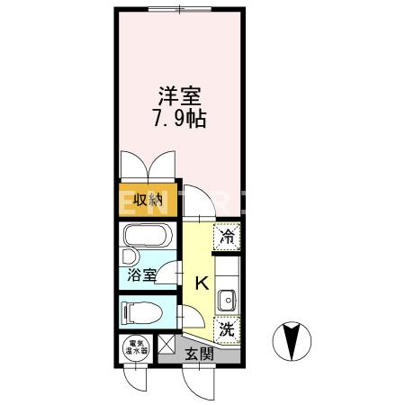 シティオ岩倉の寝室
