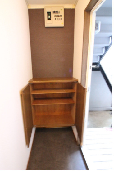 久留米市東櫛原町のハイツの玄関|シンプルで使いやすい玄関です