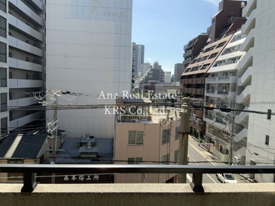 【展望】 | フォレステージュ南堀江 | 5階西向きバルコニーからの眺望です！