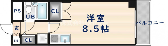【間取り】 | メゾン朝日八戸ノ里