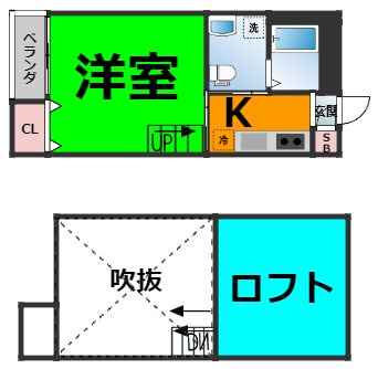 仲介手数料0円！！Kohimari志賀本通の間取り