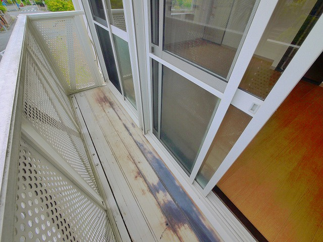 フジテラスのバルコニー