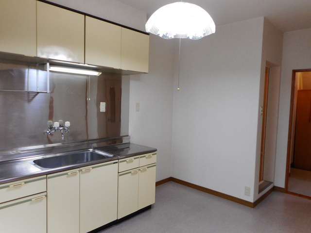 マンション直のキッチン|キッチン