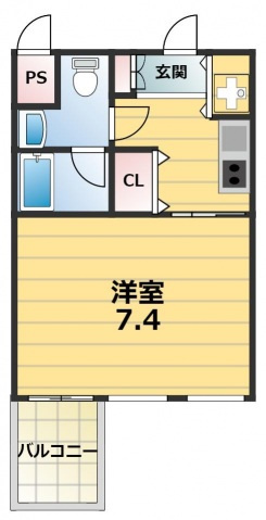 GROOVE城東の間取り
