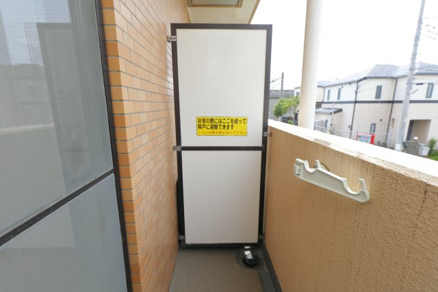 ライオンズマンション東新小岩のバルコニー