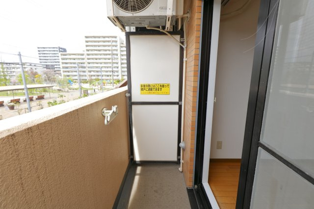 ライオンズマンション東新小岩のバルコニー