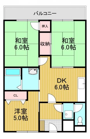 リメインズMハイツの間取り