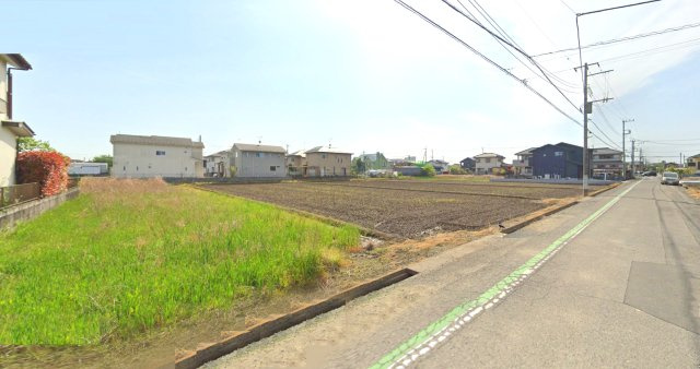 建築条件なし 売地107坪　越谷市平方②の前面道路含む現地写真|北東側：公道約６．５ｍに４．５ｍ接道！お車の出し入れもラクラクです♪