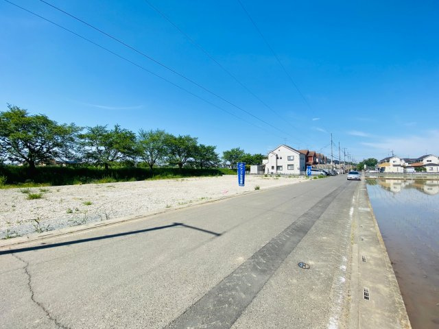 敷地面積６８坪　売地　川越市渋井の前面道路含む現地写真|北東側約7.0ｍ 川越市道