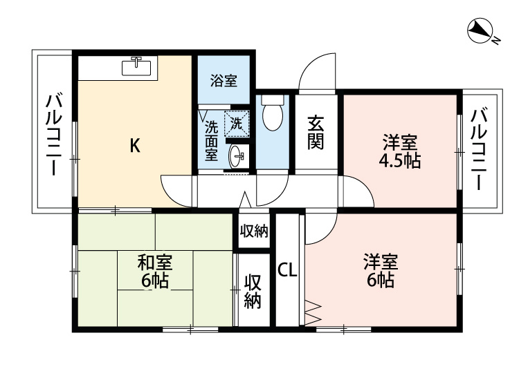 ロイヤルハイツコニーズIIの間取り