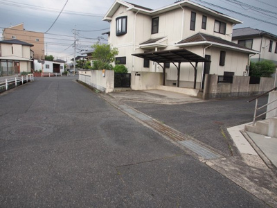 【前面道路含む現地写真】 | 都市ガス★倉敷市宮前★４SLDK戸建★大手メーカー施工★