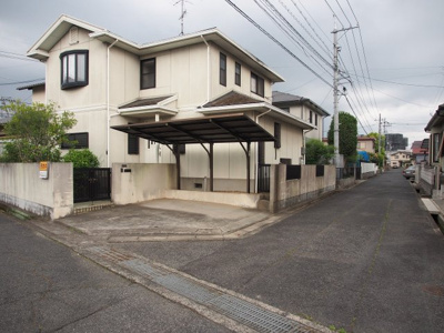 【前面道路含む現地写真】 | 都市ガス★倉敷市宮前★４SLDK戸建★大手メーカー施工★