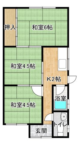 【間取り】 | 川辺平家D