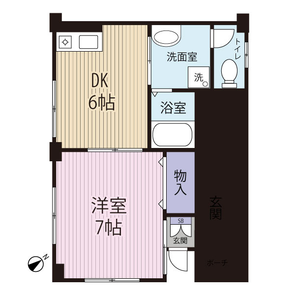 人気の1DKの間取り★